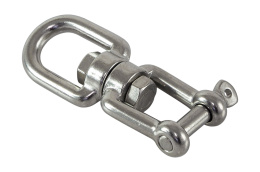 Вертлюг рым/скоба 10 мм нерж (03110)